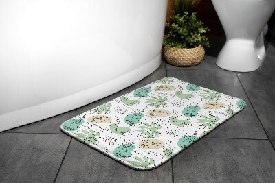 Badezimmer teppich Pflanzen