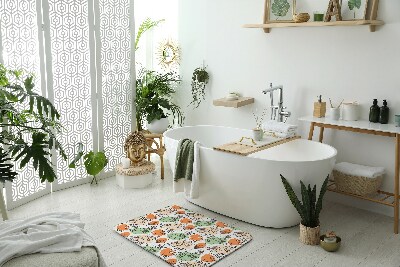 Badezimmer matte Farbenfrohe Blätter