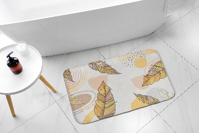 Badezimmer matte Gelbe Blätter