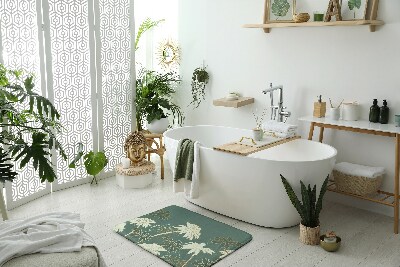 Badezimmer matte Pflanzen Blumen