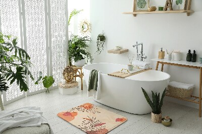 Badezimmer teppich Geometrische Blätter