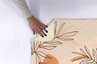 Badezimmer teppich Geometrische Blätter