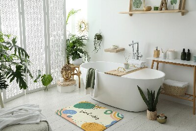 Badezimmer teppich Geometrische Abstraktion