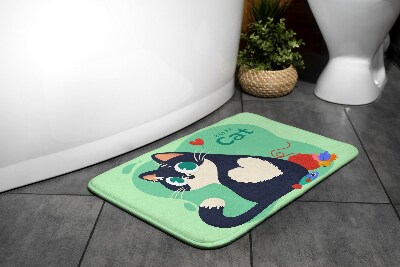 Badezimmer matte Kätzchen