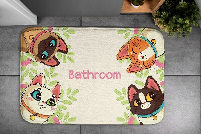Badezimmer matte Katzen