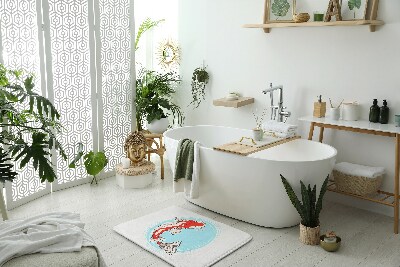 Badezimmer matte Karpfen Koi