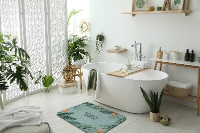 Badezimmer teppich Gemüsemuster
