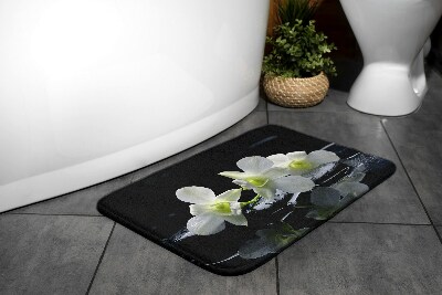 Badezimmer teppich Orchideen