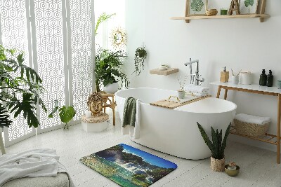 Badezimmer teppich Landschaftslandschaft