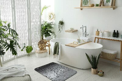 Badezimmer matte Regentropfen