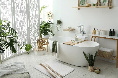 Badezimmer matte Wellenabstraktion