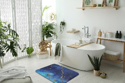 Badezimmer teppich Blauer Marmor