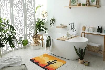 Badezimmer matte Wüstenkaktus