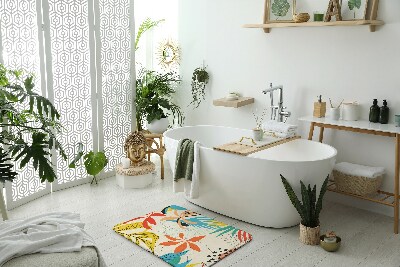 Badezimmer matte Pflanzenmuster