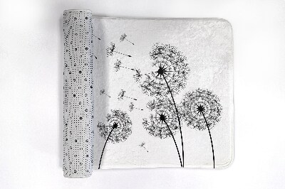 Badezimmer teppich Löwenzahnblumen