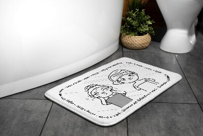 Badezimmer teppich Mädchen