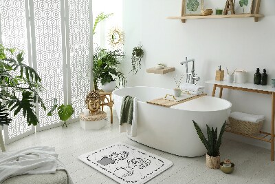 Badezimmer teppich Mädchen