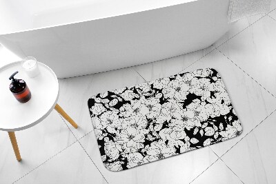 Teppich badezimmer Blumenrosen