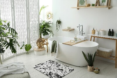 Teppich badezimmer Blumenrosen