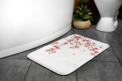 Badezimmer matte Japanische Blumen