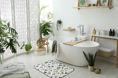 Badezimmer teppich Kakteen-Muster