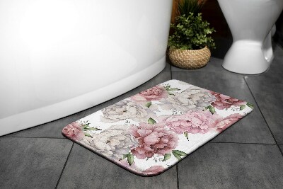 Badezimmer teppich Blumen