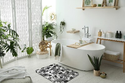 Badezimmer teppich Lampart Savanna