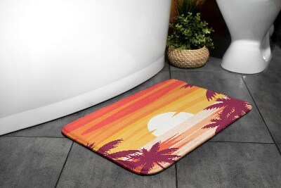 Badezimmer teppich Tropenstrand