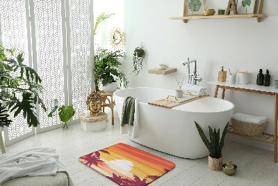 Badezimmer teppich Tropenstrand