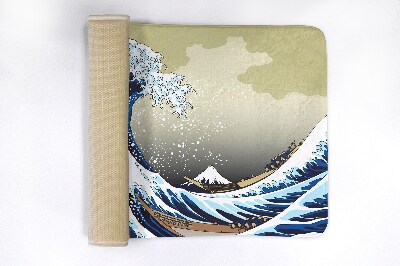 Badezimmer teppich Kanagawa große Welle