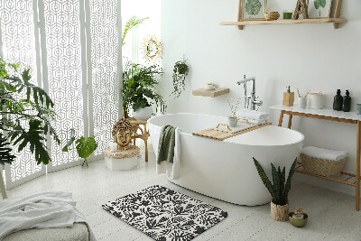 Badezimmer matte Pflanzenabstraktion