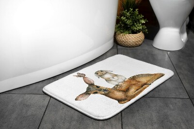 Badezimmer teppich Wilde Tiere