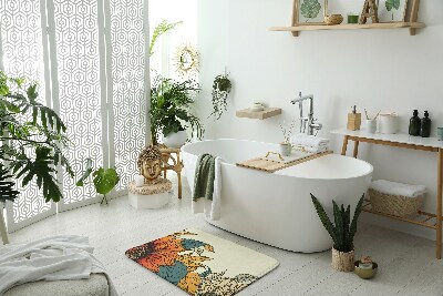 Badezimmer teppich Sonnenblumenblume