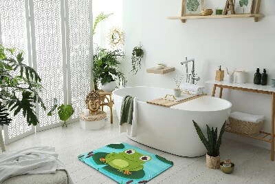 Badezimmer teppich Süßer Frosch