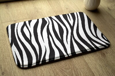 Badezimmer teppich Zebra Streifen