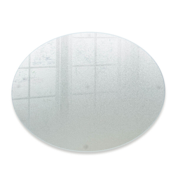Schneidebrett glas Rund halbtransparent