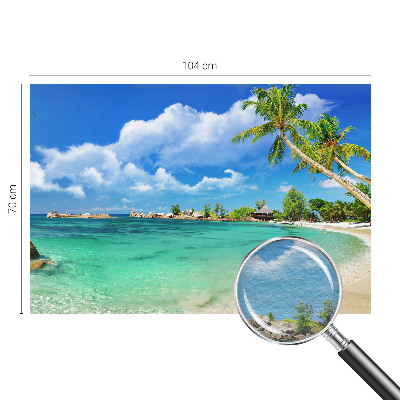 Wand-Fototapete mit tropischem Paradiesmotiv