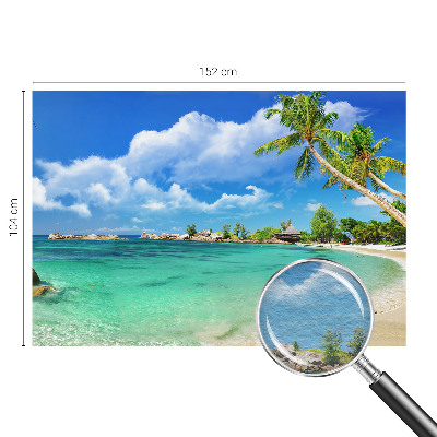Wand-Fototapete mit tropischem Paradiesmotiv