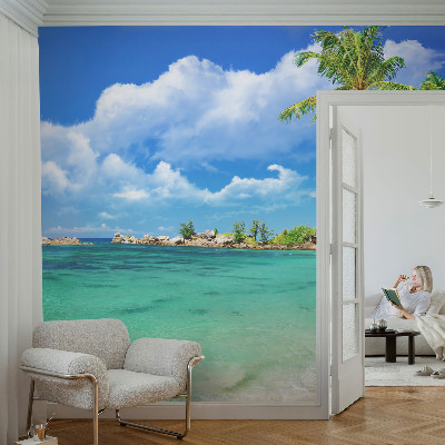 Wand-Fototapete mit tropischem Paradiesmotiv