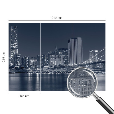 Fototapete nach Maß Nachtstadt