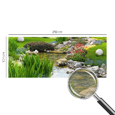 Vlies-Fototapete mit einem idyllischen Gartenmotiv