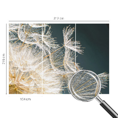 Fototapete fürs Schlafzimmer Löwenzahn der Leichtigkeit