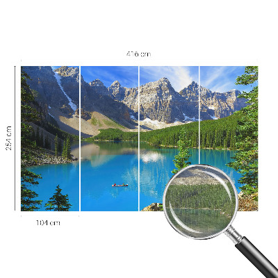 Vlies-Fototapete nach Maß mit Motiv eines Bergsees