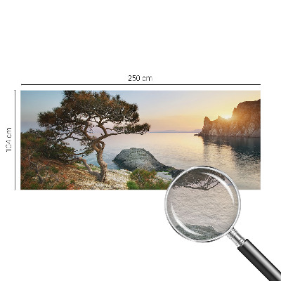 Vlies-Fototapete fürs Wohnzimmer mit einem Motiv friedlicher Natur