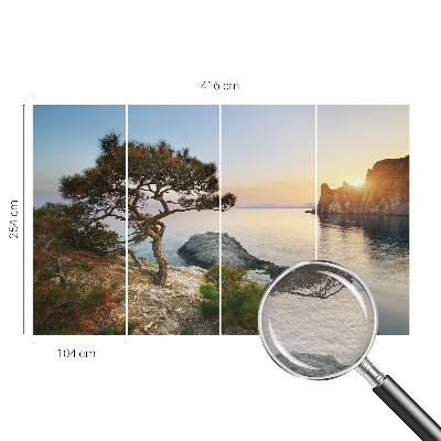Vlies-Fototapete fürs Wohnzimmer mit einem Motiv friedlicher Natur