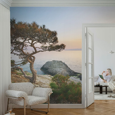 Vlies-Fototapete fürs Wohnzimmer mit einem Motiv friedlicher Natur