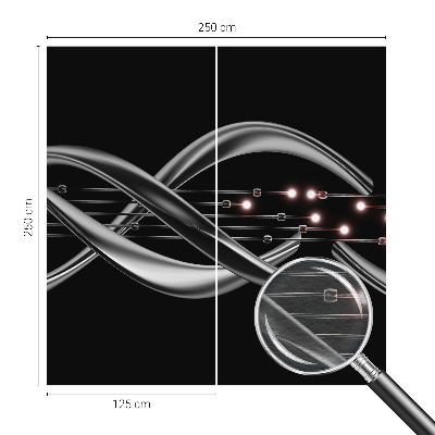 Fototapete aus Vlies mit geflochtenem Muster