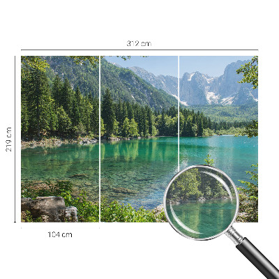 Vliestapete fürs Schlafzimmer Grüner See