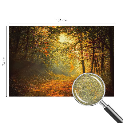 Bedruckte Vlies-Fototapete mit einer Herbstlandschaft