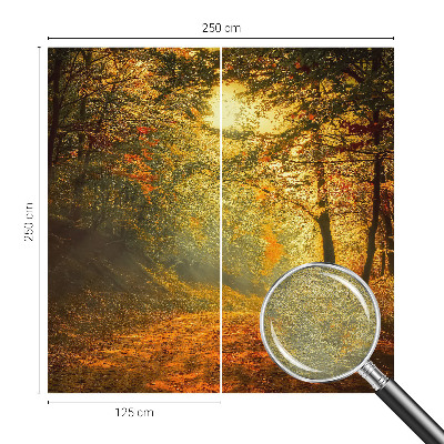 Bedruckte Vlies-Fototapete mit einer Herbstlandschaft